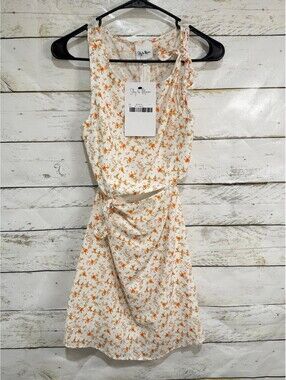 Sky to Moon "Witty Orange" Dress NWT Size Small